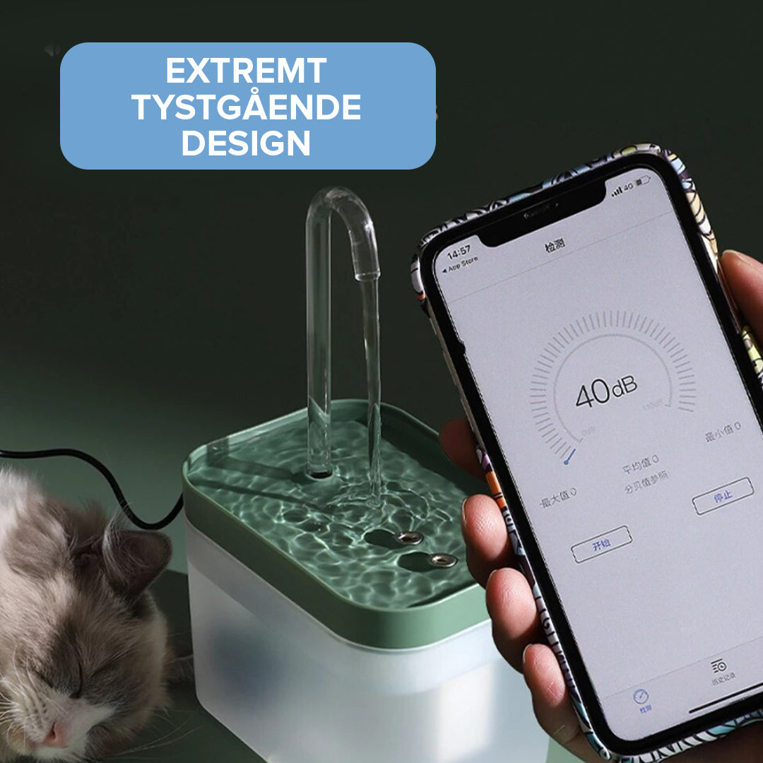 Vattenautomat för Katter med Vattenfilter